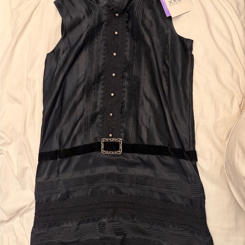 Anna Sui Black 20th Anniversary Collection Dress